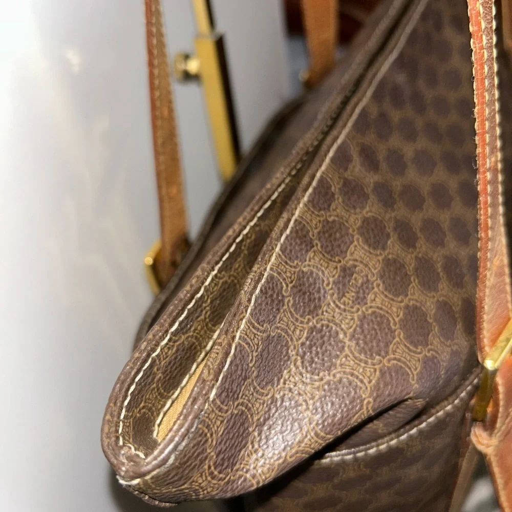 GUC Celine Triomphe Leather shoulder bag - Picture 3 of 16